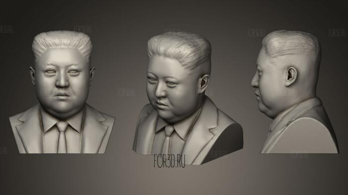 Kim Jong un stl model for CNC